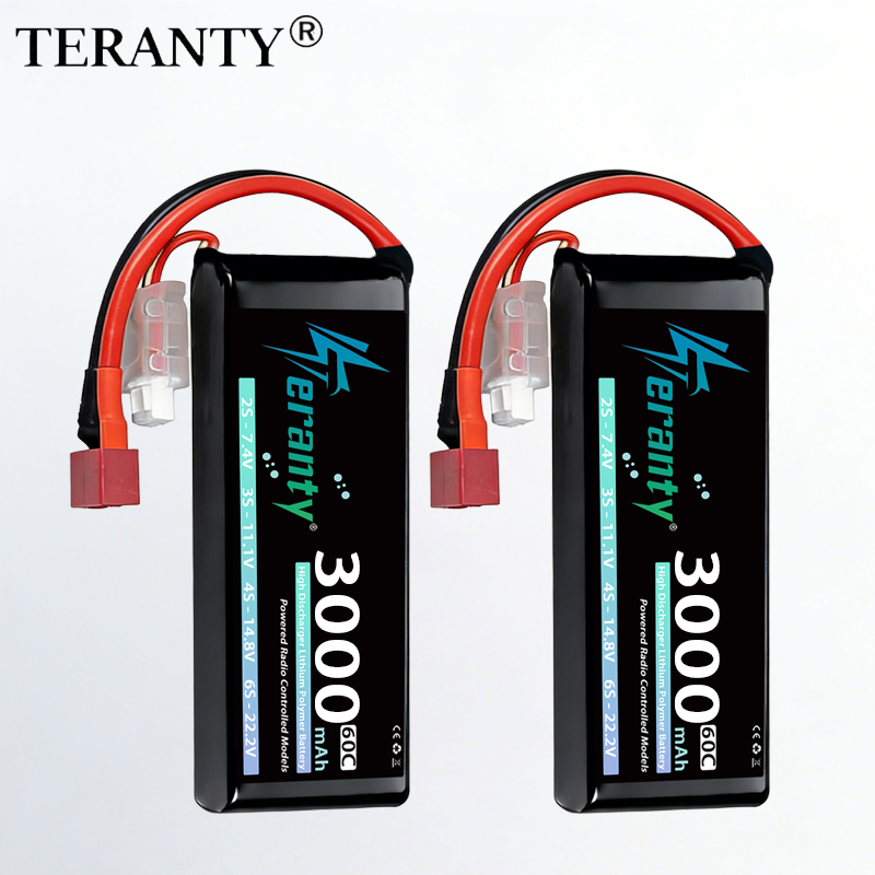 Rc And Hobby - TERANTY 2S 3000mAh Lipo Battery 7.4V