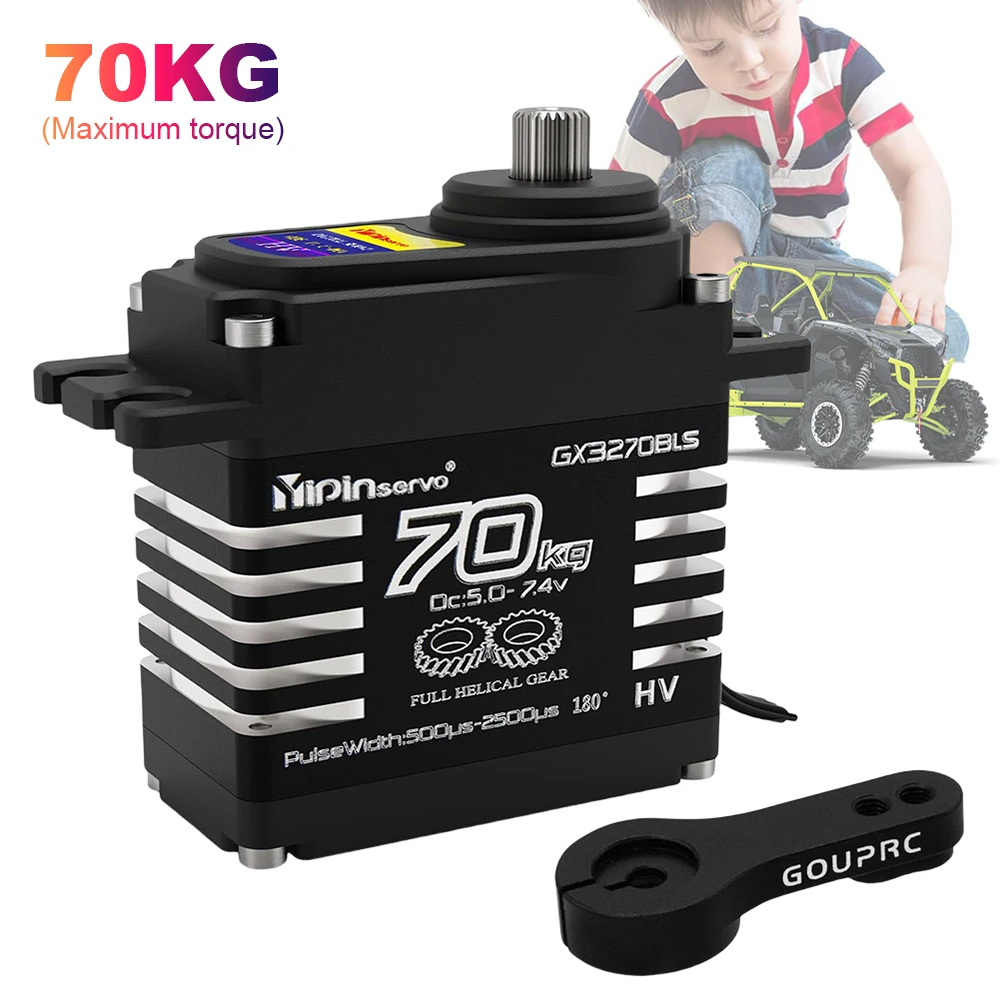 1/2PCS 70KG Large Torque Brush - Servo Metal Gear review and price