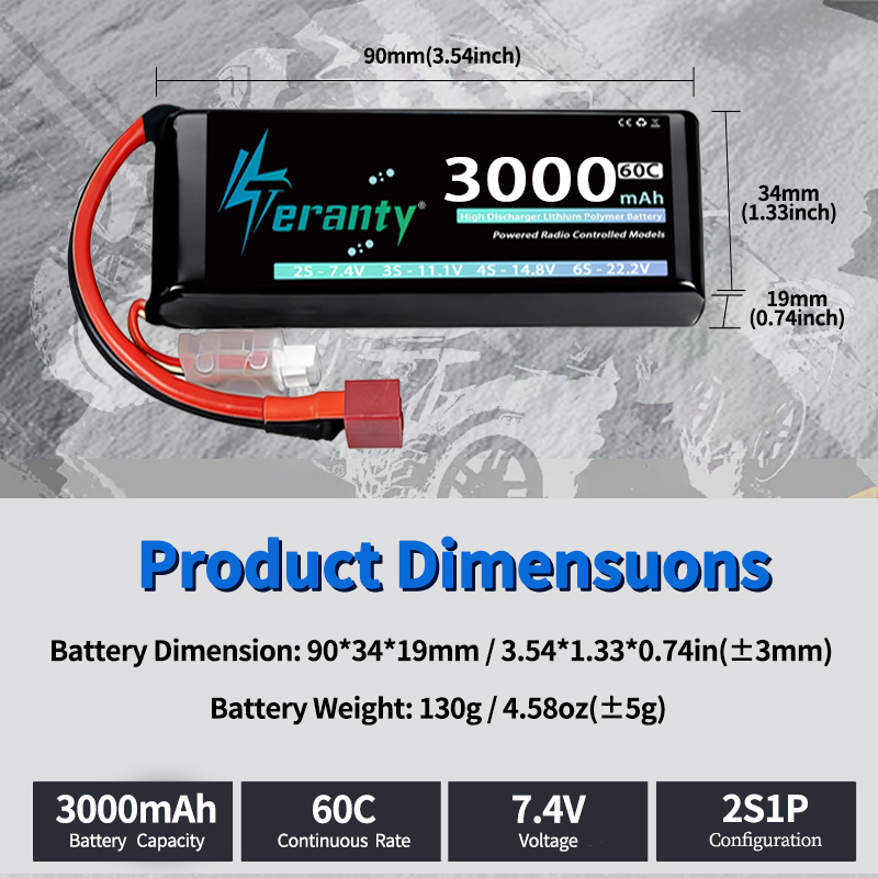 TERANTY 2S 3000mAh Lipo Batter - Rc And Hobby review and price