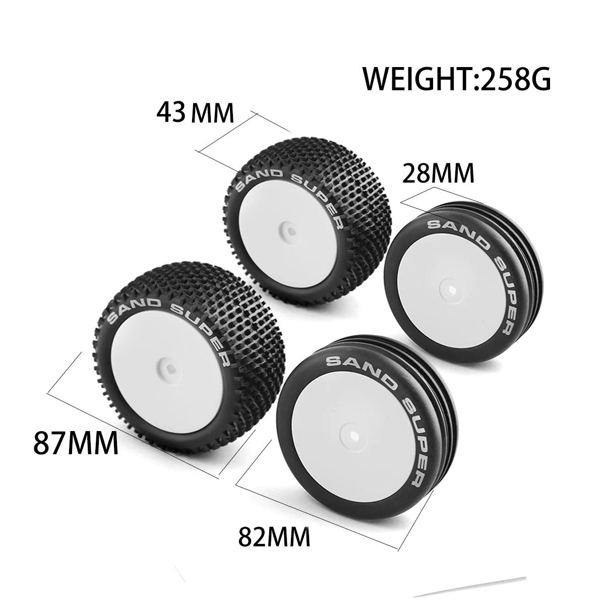 82&87mm 1/10 2WD RC Off-Road B - Rc Tire Foam Insert review and price
