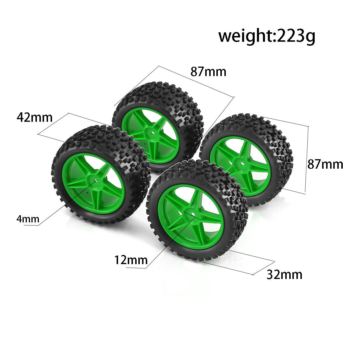 1/10 RC Off Road Tires And Whe - Rc Tire Foam Insert review and price