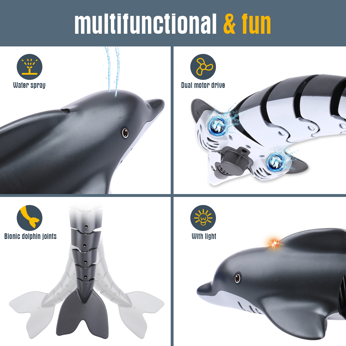 Shark  Rc Dolphin whale Spray  - Rc Submarine Water review and price