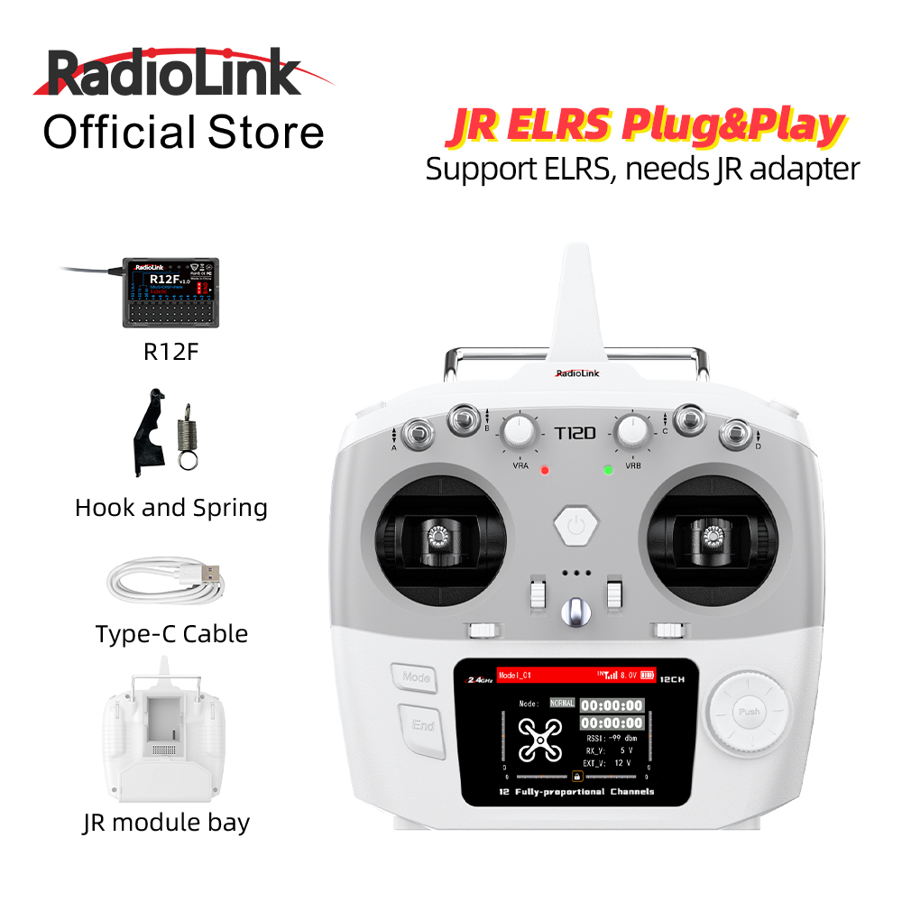 RadioLink T12D JR Module 12CH  - Rc Hobby Models review and price