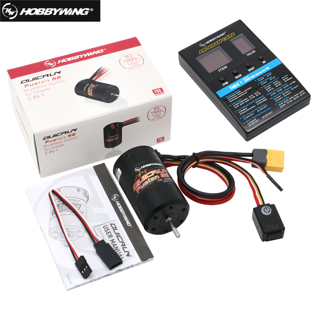 Hobbywing QuicRun Fusion SE 12 - Rc Hobby Grade Plane review and price