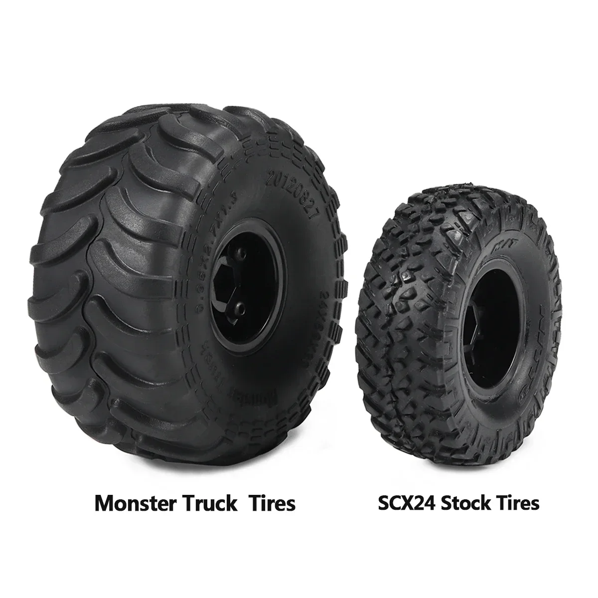 4pcs Monster Truck Tires with  - Rc Tire Foam Insert review and price