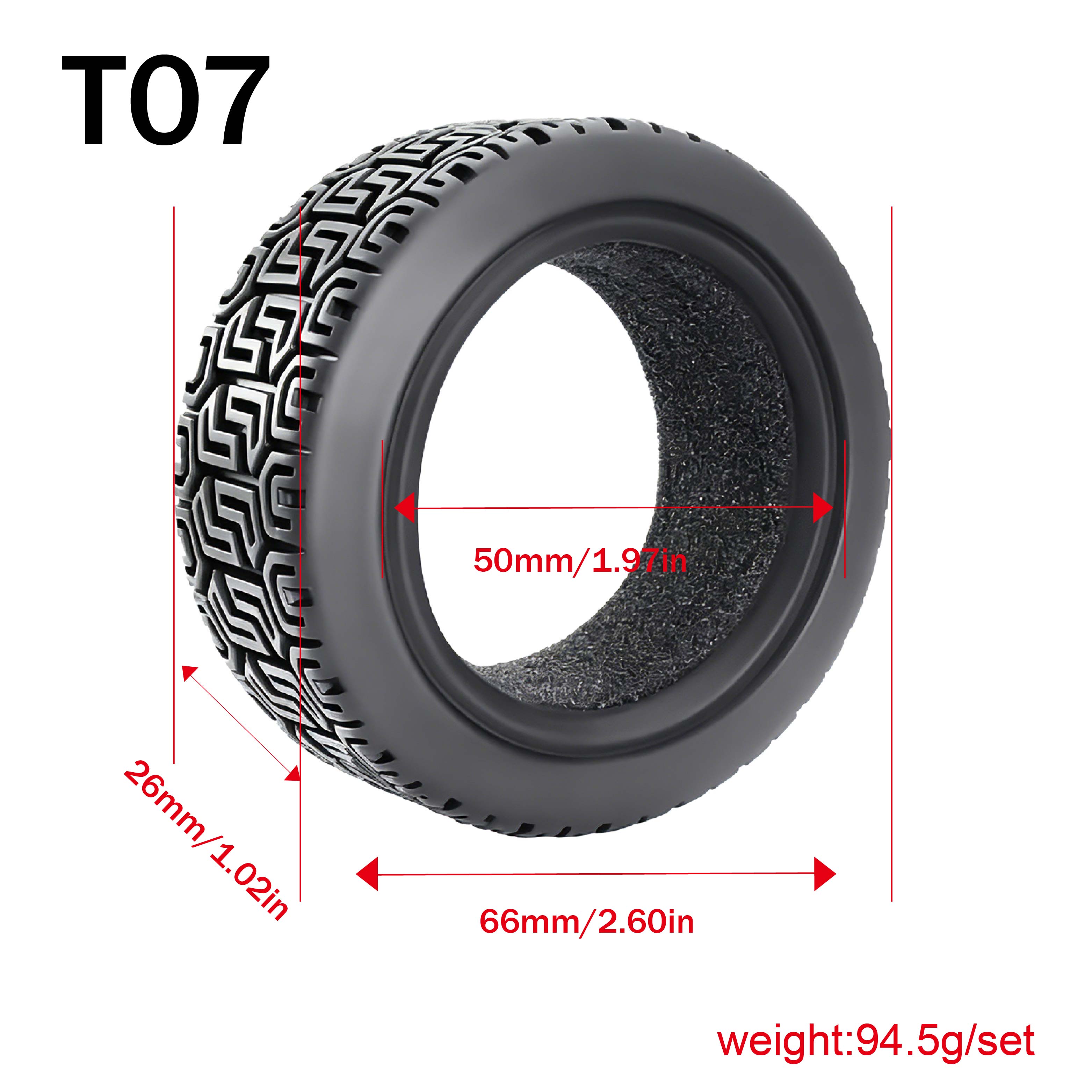 1:10 On-Road Racing Tires High - Rc Tire Foam Insert review and price