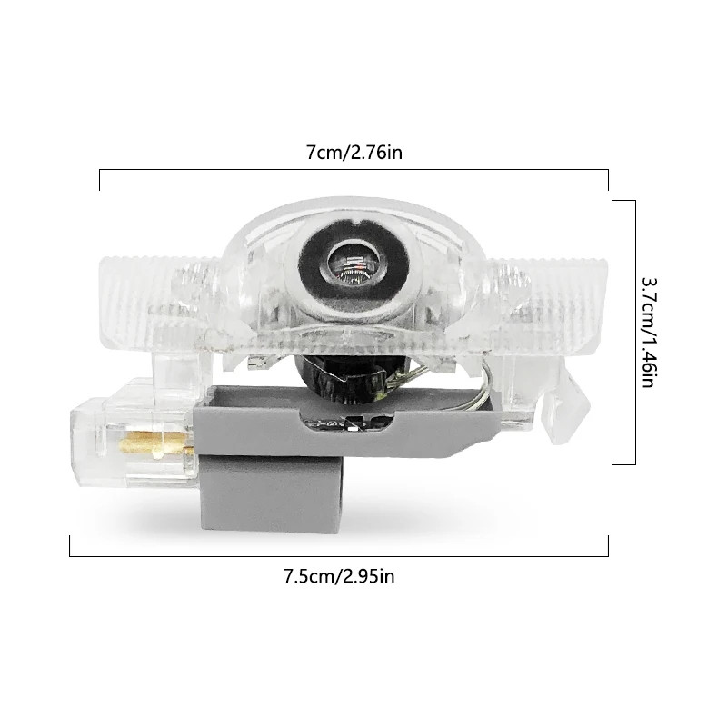 2Pcs LED Projector Lamp Car Do - Led Light Kit Rc review and price