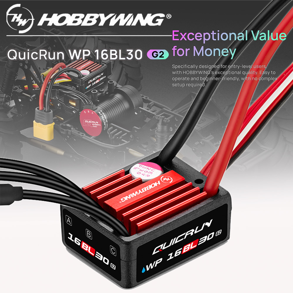 Hobbywing QuicRun WP-16BL30 G2 - Rc Hobby Grade Plane review and price